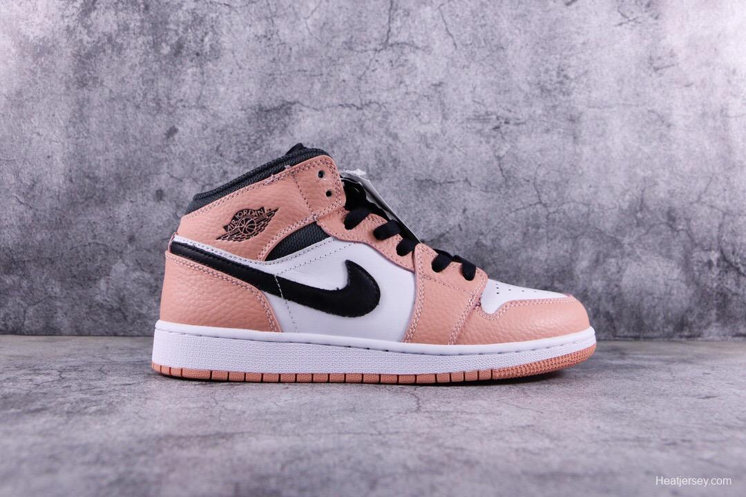 Air Jordan 1 Mid Ping Quartz （woman）