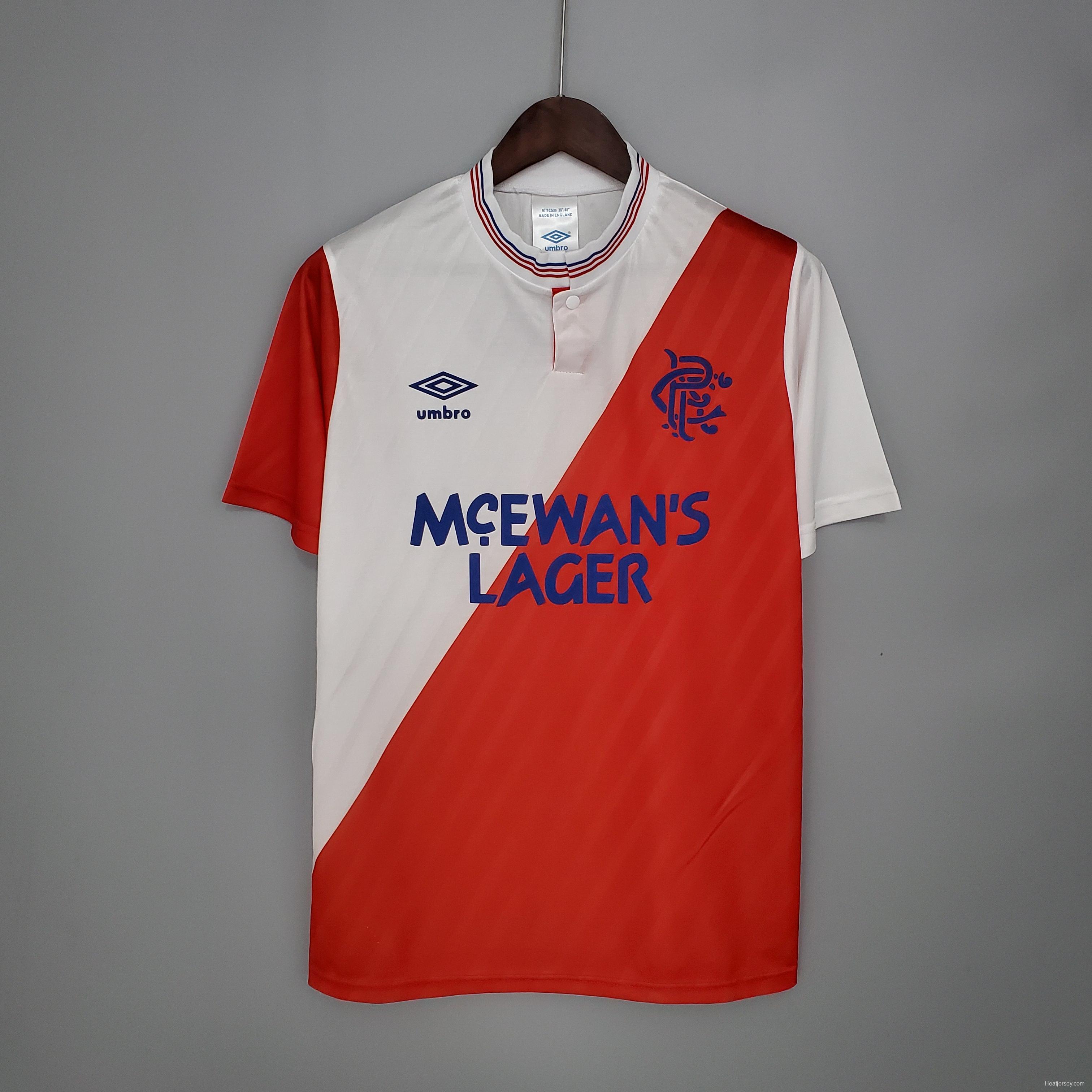 Retro  87/88 Ranger Away Jersey