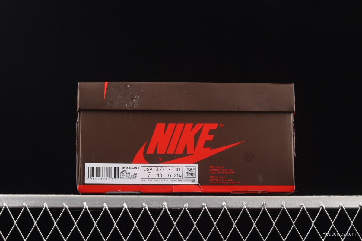 Fragment design x Travis Scott x NIKE Air Jordan 1 Low OG TS Joint Lightning Barb DM7866-162