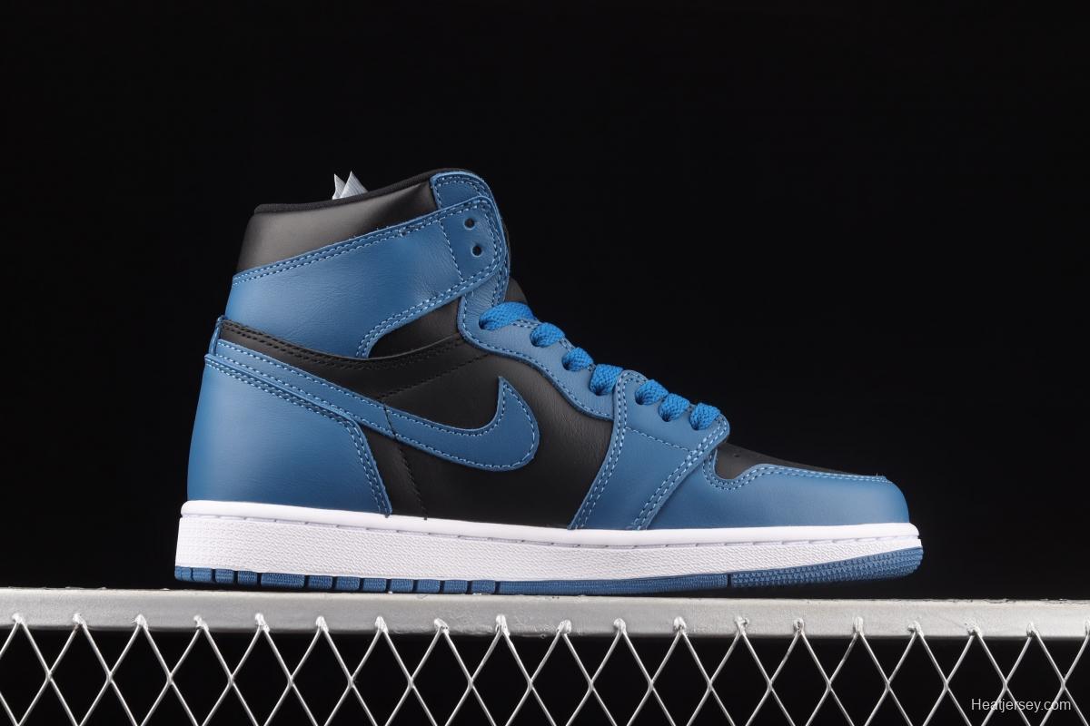 Air Jordan 1 Retro High OG Dark Marina Blue Royal Blue 2.0 high top basketball shoes 555088-404