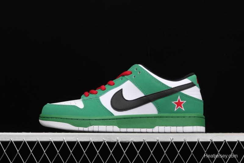 NIKE DUNK SB LoW Heineken Heineken over-limit low-top sports and leisure board shoes 304292-302