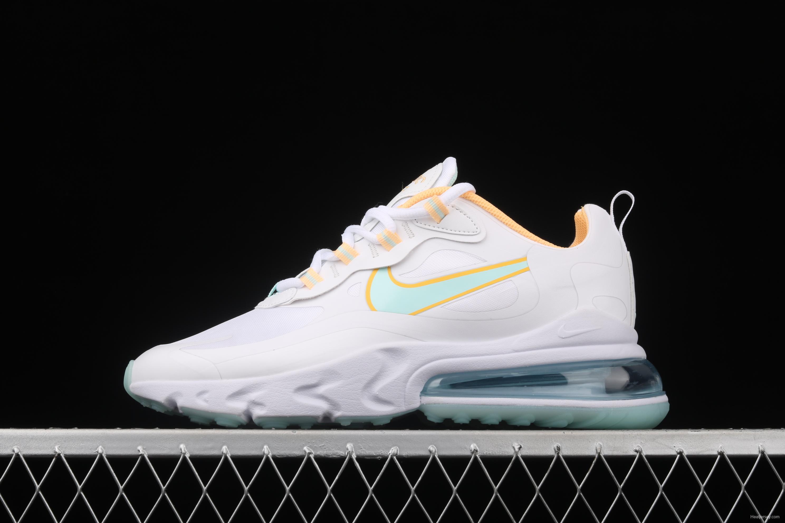 NIKE Air Max 270React new high-frequency mesh function half-palm air cushion cushioning running cloth shoes DJ3027-100