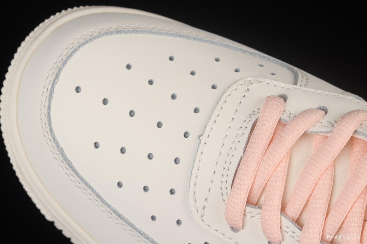 NIKE Air Force 1'07 Low White Pink Low Casual Sneakers CQ5059-106