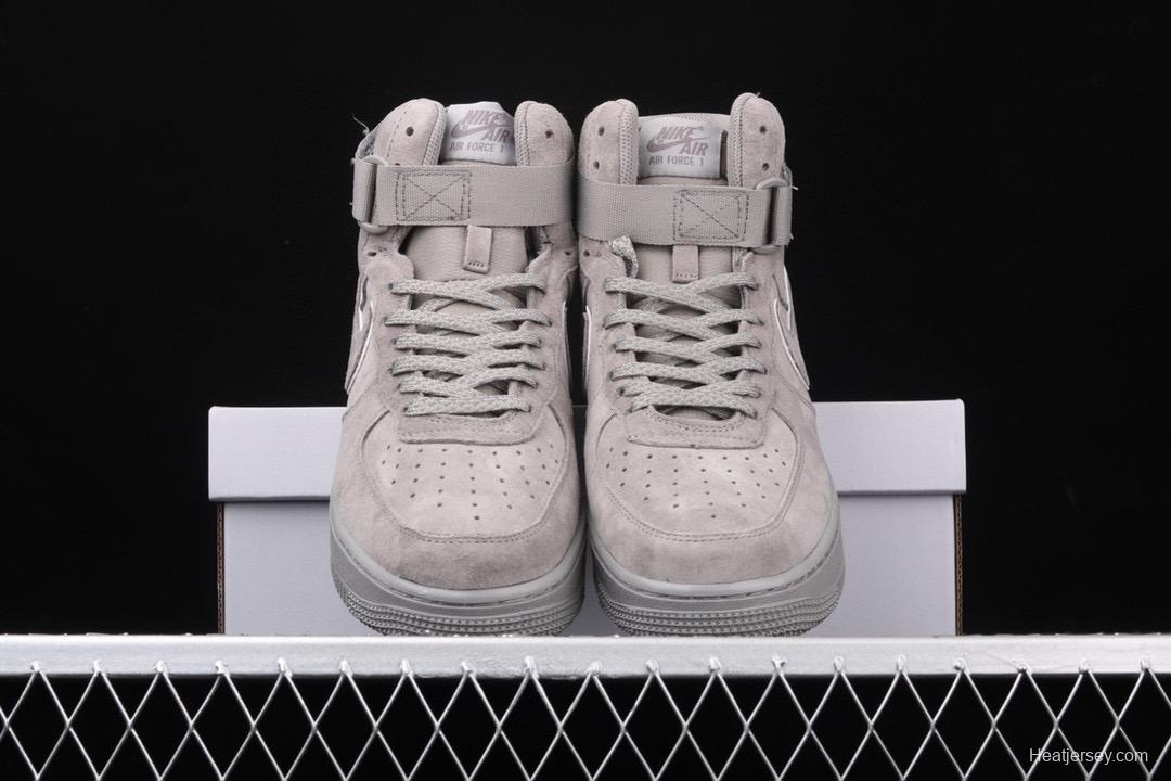 NIKE Air Force 11607 High space ash 3M reflective high-top casual board shoes AA1118-003