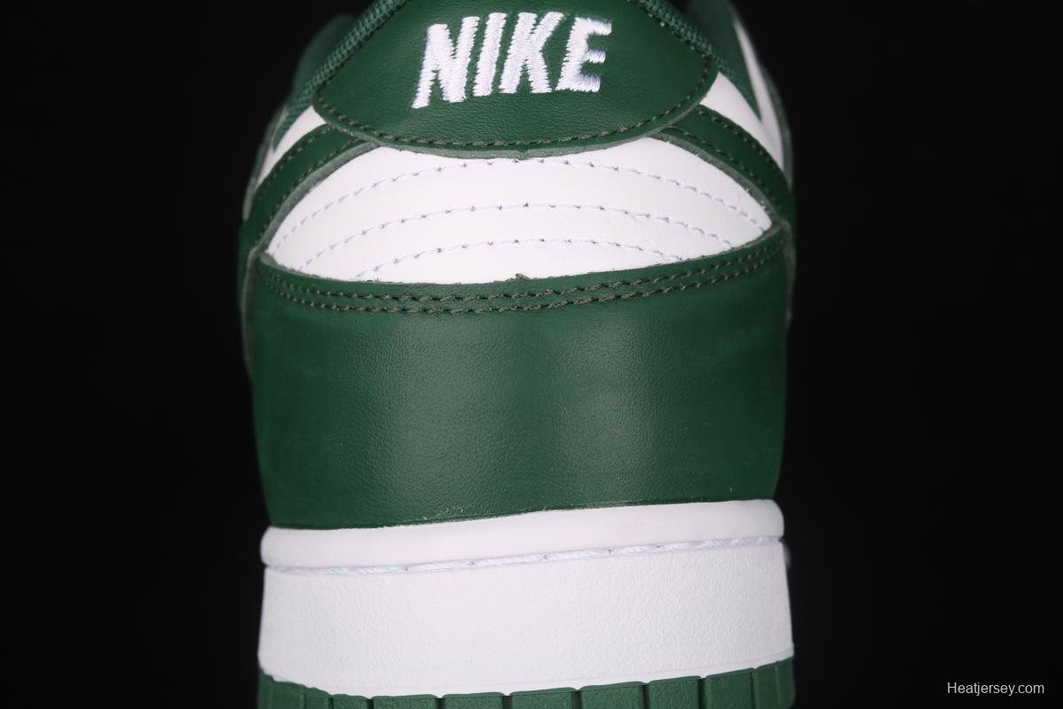 NIKE SB DUNK Low Team Green Michigan White and Green Slam Dunk Series low side Leisure Sports Skateboard shoes DD1391-101