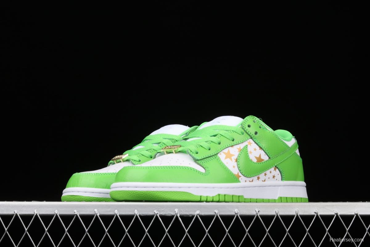 Supreme x NIKE SB DUNK Low joint style leisure sports skateboard shoes DH3228-101