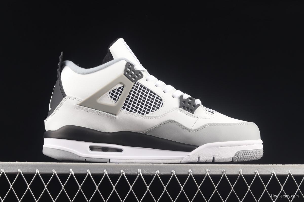 Air Jordan 4 Retro GS Light Smoke Grey white ash basketball shoes CT8527-021