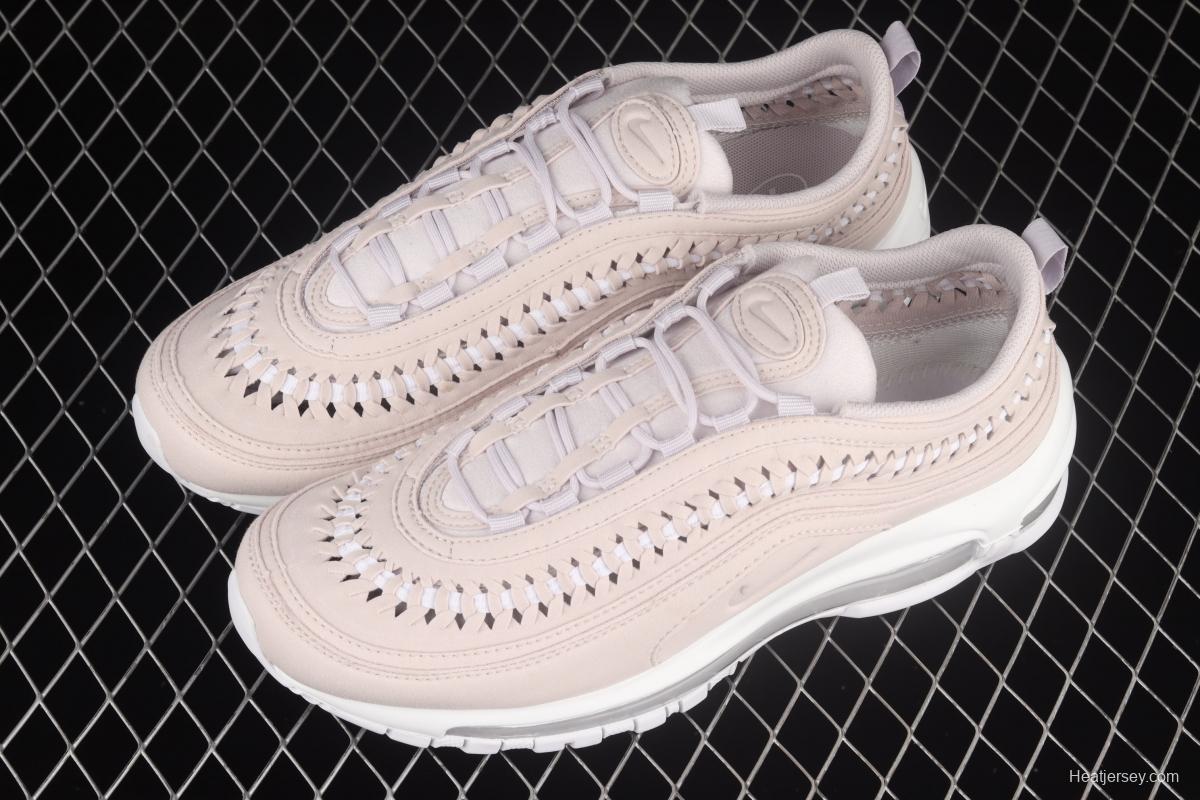 NIKE Air Max 97 Lx girls' exclusive knitting face-saving air cushion running shoes DC4144-500