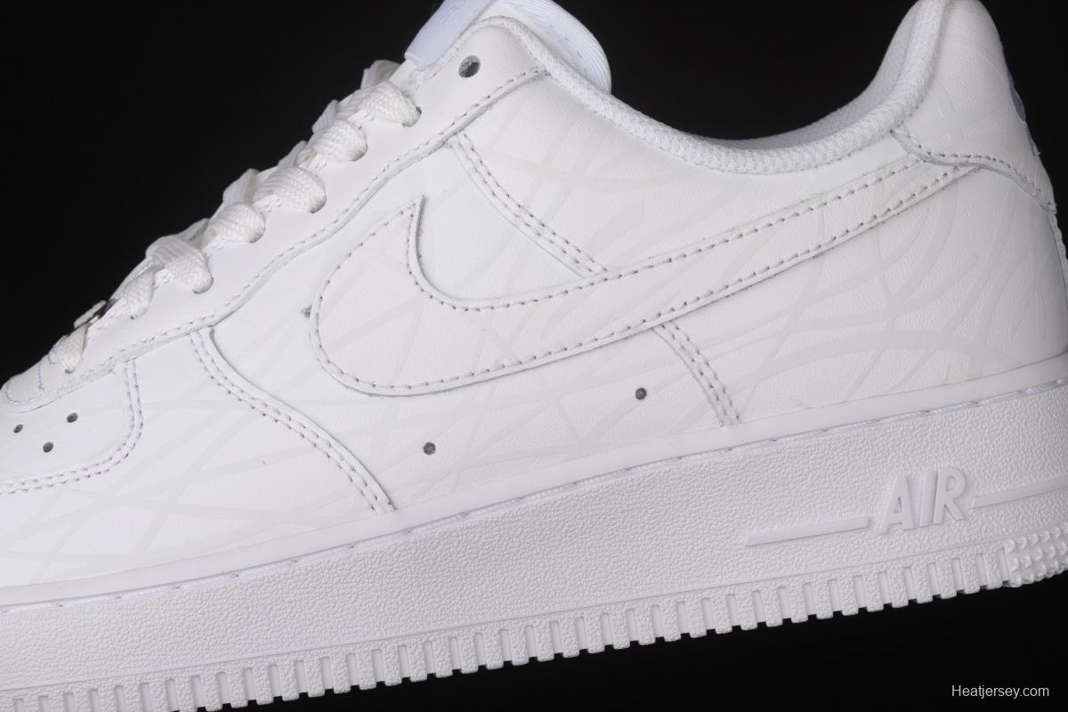 NIKE Air Force 1y07 luminous white low-top casual board shoes NMUE 0288