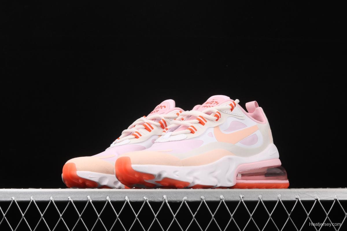 NIKE Air Max 270React new high-frequency mesh hollowing out function half-palm air cushion running shoes CJ0619-103