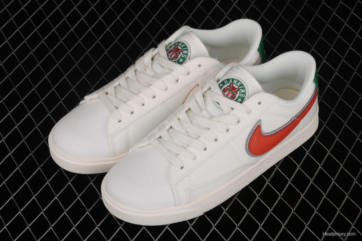 Stranger Things x NIKE Blazer Low Lx Trail Blazers canvas low-top casual board shoes AV3029-100