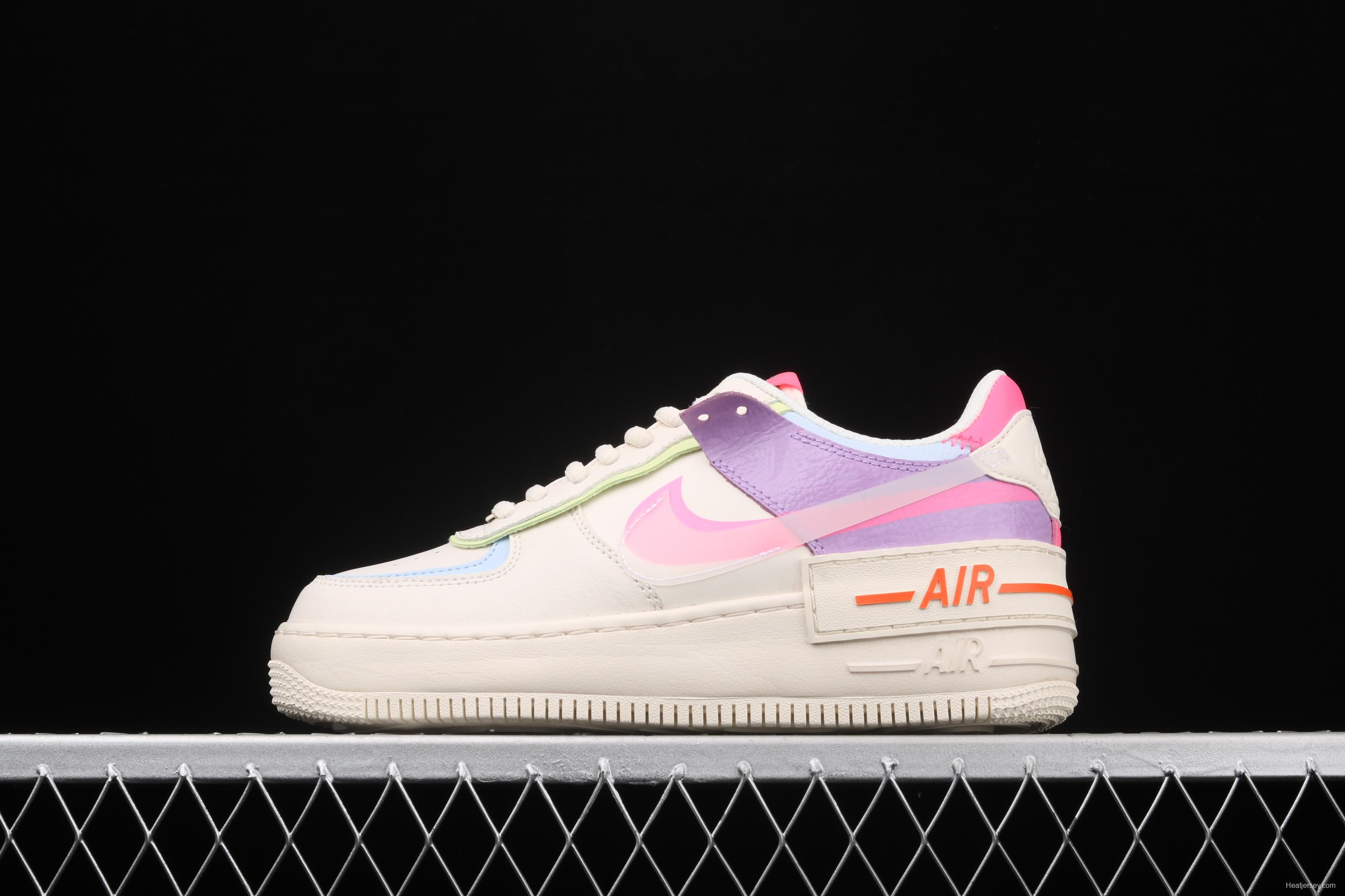 NIKE Air Force 1 ShAdidasow all-white lightweight shoes CU3012-164low-top white board shoes