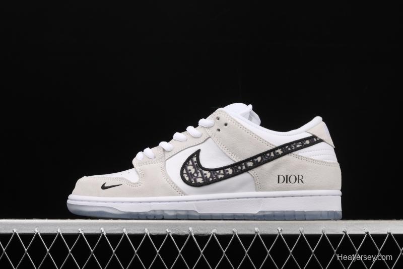 DIOR x NIKE SB DUNK Low joint style low-top casual board shoes CT5058-002