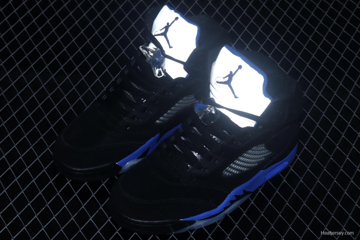 Air Jordan 5 Racer Blue racing car black and blue CT4838-004