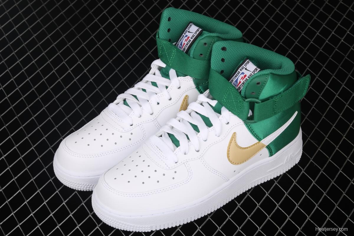 NIKE Air Force 1 High LV8 NBA joint name silk stitching high-top casual board shoes BQ4591-100