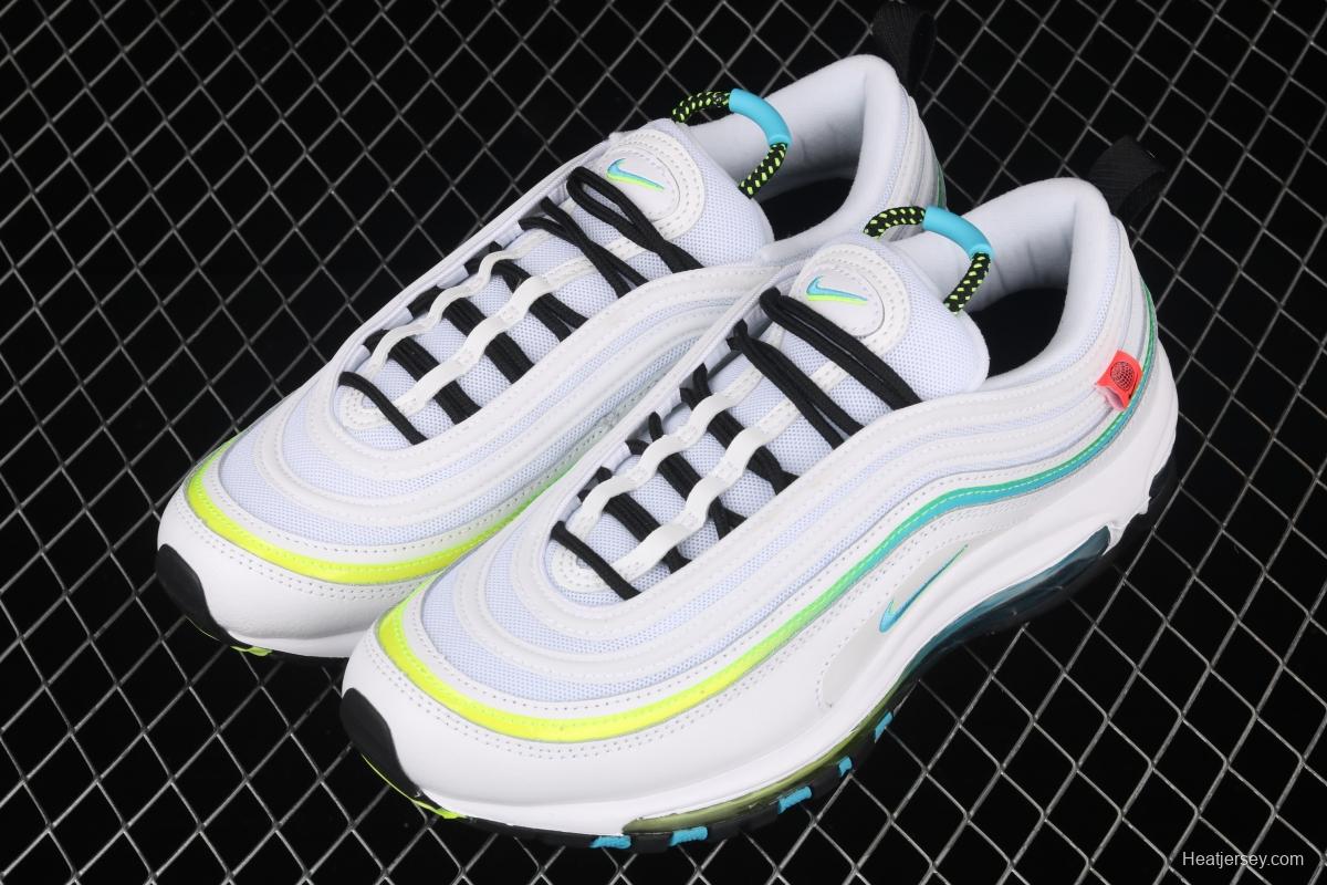 NIKE Air Max 97 2020 New Environmental Earth themed half-palm Air cushion running shoes CZ5607-2020