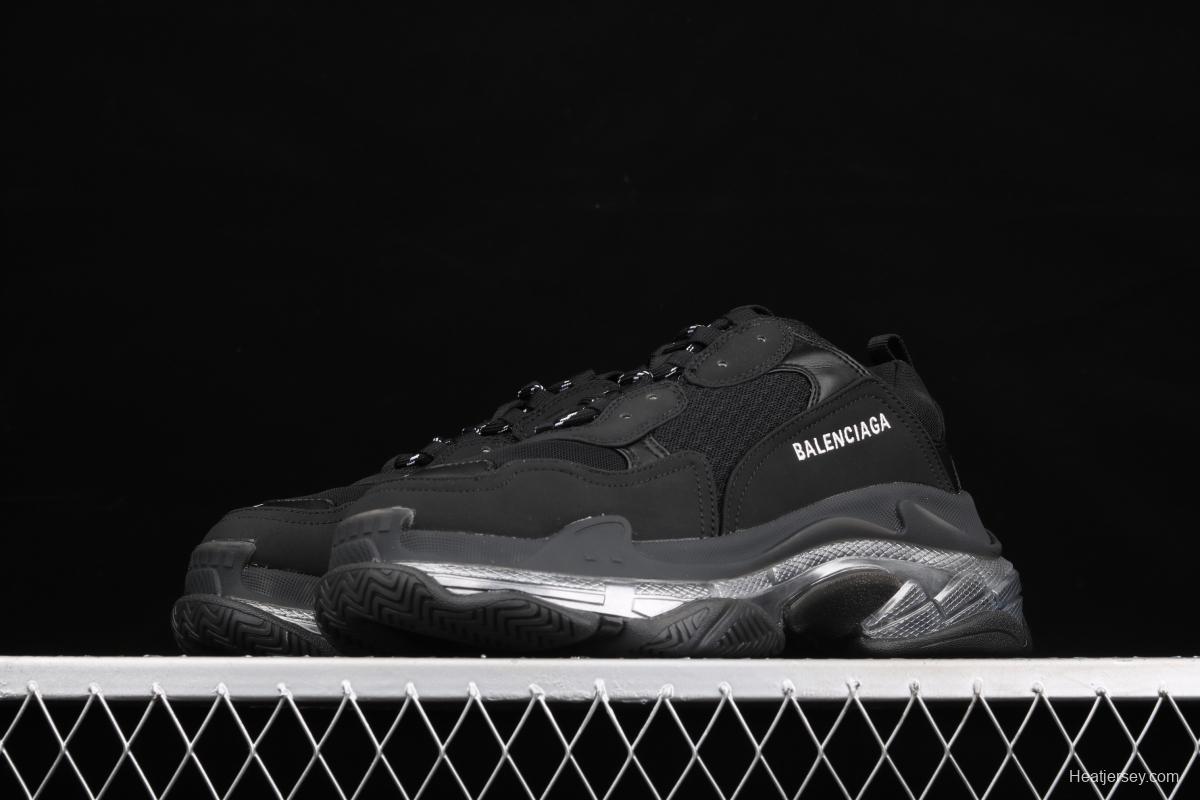 Balenciaga Triple S 3.0 full-combination nitrogen crystal outsole W2FB21001 for retro casual running shoes