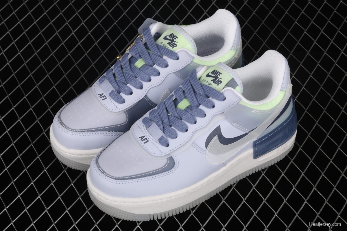 NIKE Air Force 1 ShAdidasow light weight heightened low-top 100-board shoes CK6561-001