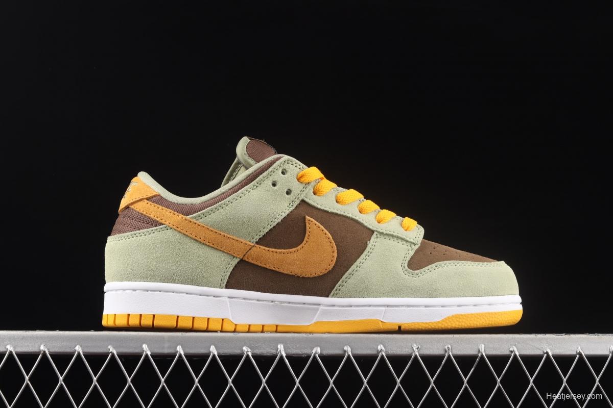 NIKE SB DUNK Low Prm green brown orange SB rebound fashion casual board shoes DH5360-300