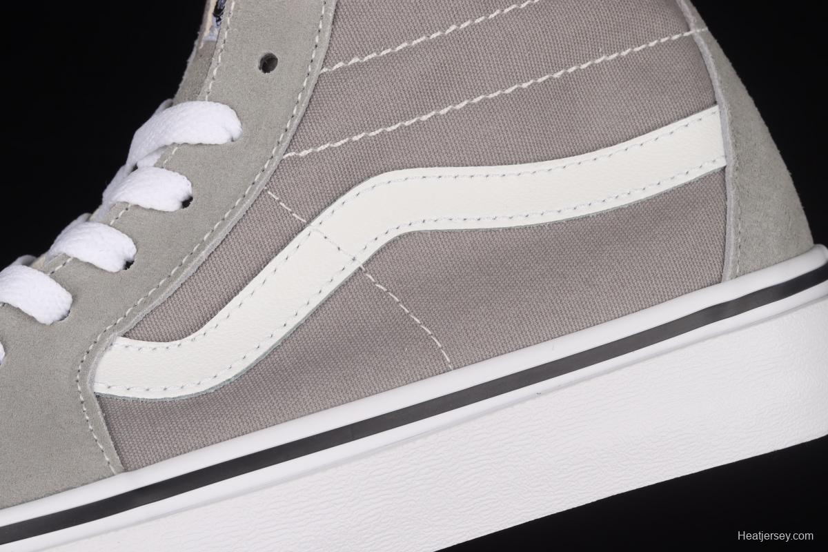 Vans Sk8-Hi Vance light gray Gaobang casual canvas shoes VN0A4U16IYP