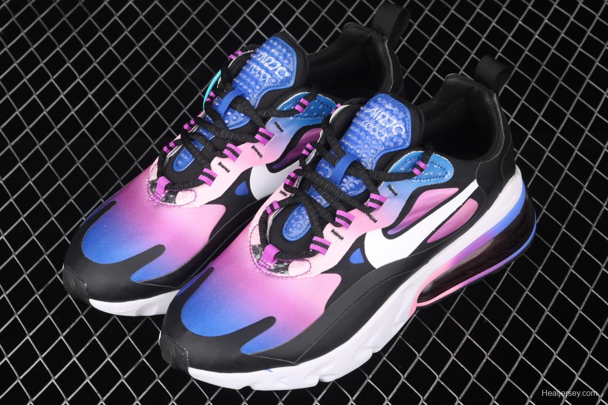 NIKE Air Max 270React 2020 new high-frequency mesh hollowing out function half-palm air cushion running shoes BV3387-400