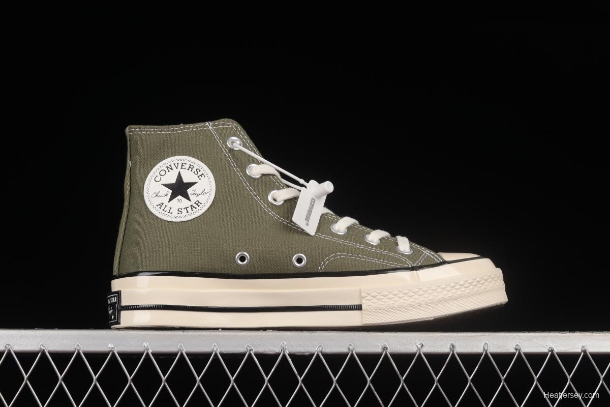 Converse 1970s Evergreen high-top vulcanized casual shoes 162052C