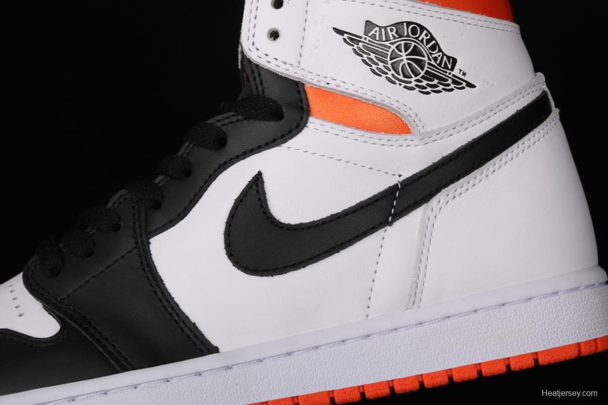 Air Jordan 1 High OG Black Toe Shattered Backboard rebound black toe high top basketball shoes 555088-180