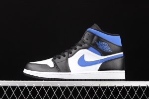 Air Jordan 1 Mid Royal Blue Zhongbang Basketball shoes 554724-140