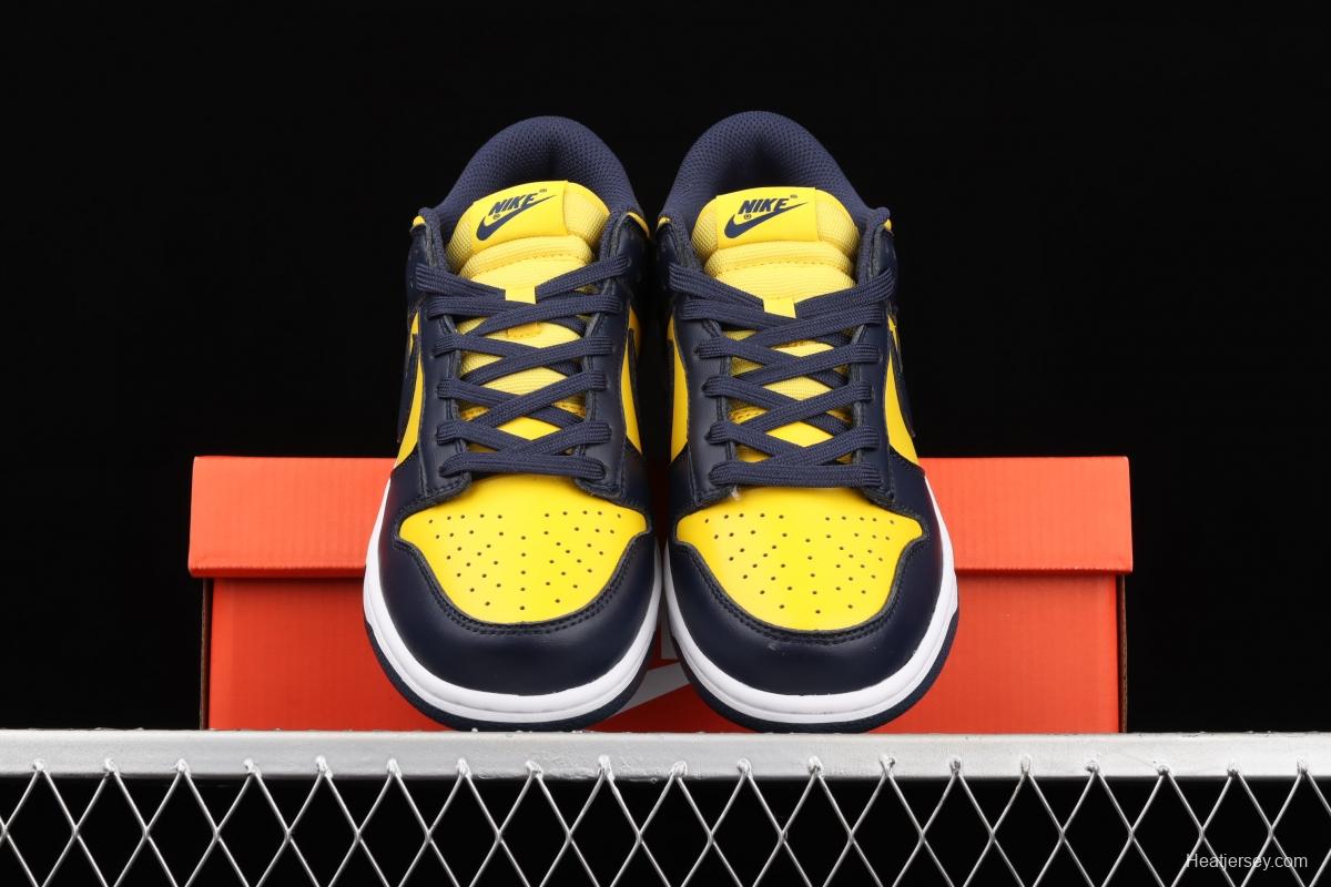 NIKE SB DUNK Low Michigan Michigan color buckle broken backboard fashion casual board shoes DD1391-700