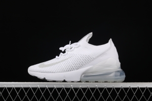 NIKE Air Max 270Flyknit retro style half palm air cushion running shoes AO1023-102