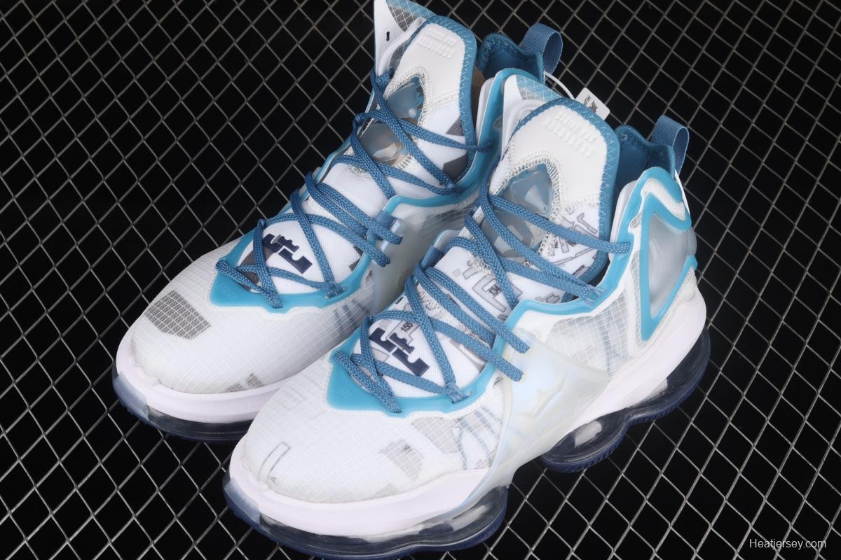 NIKE LeBron XIX EP James 19 generation ice blue slam dunk actual basketball shoes DC9342-100