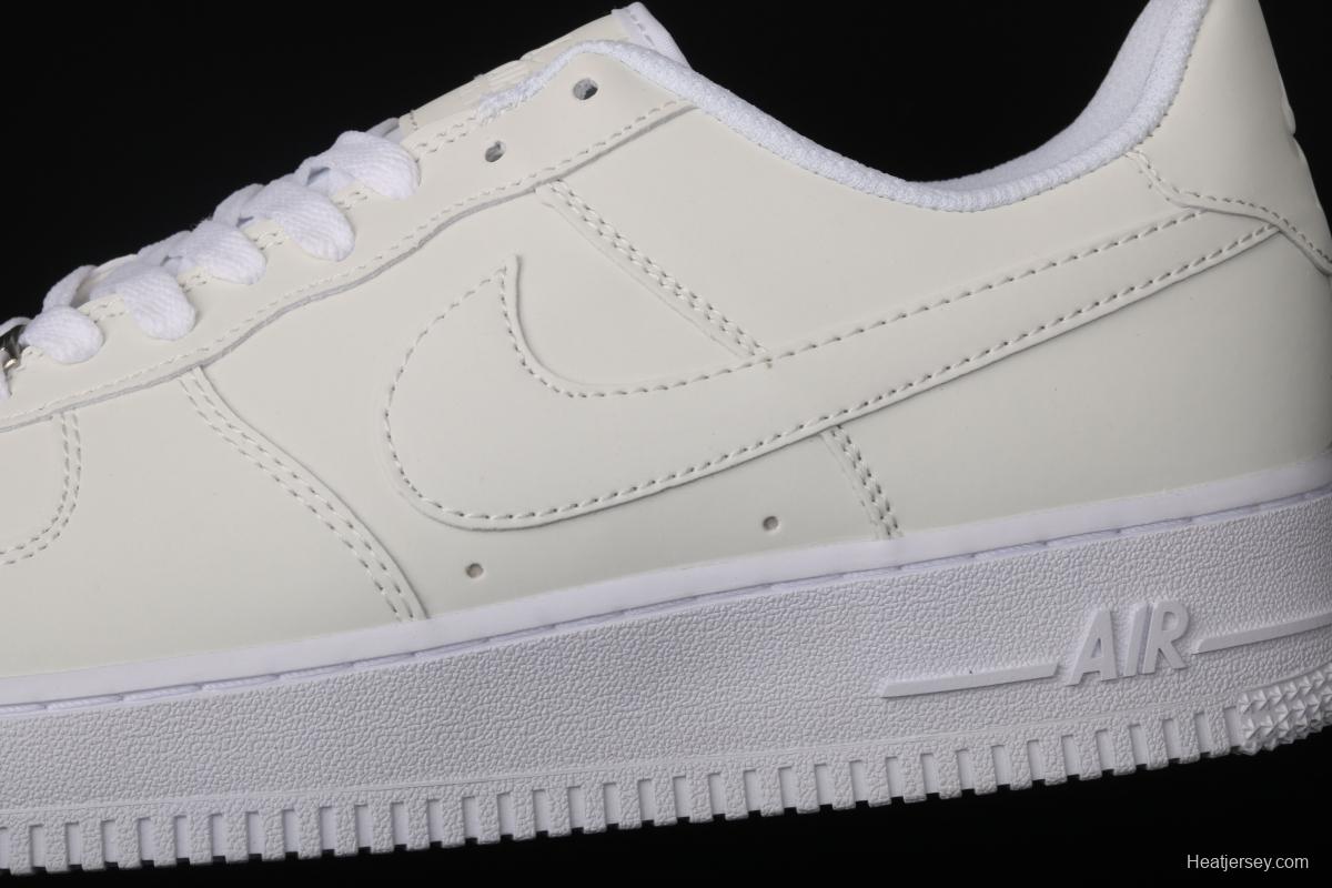 NIKE Air Force 1 Reflective Pearl White 3M reflective low-top casual board shoes DC2062-100