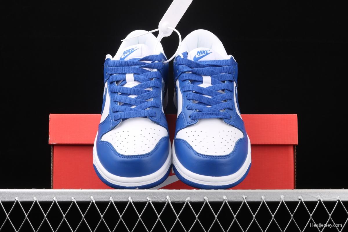 NIKE SB DUNK Low NCAA 35th Anniversary White Blue first year Color matching Skateboard shoes CU1726-100