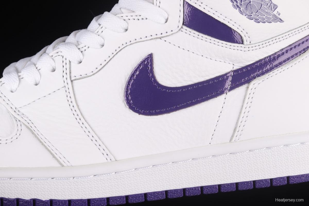 Air Jordan 1 High OG Court Purple White and Purple CD0461-151