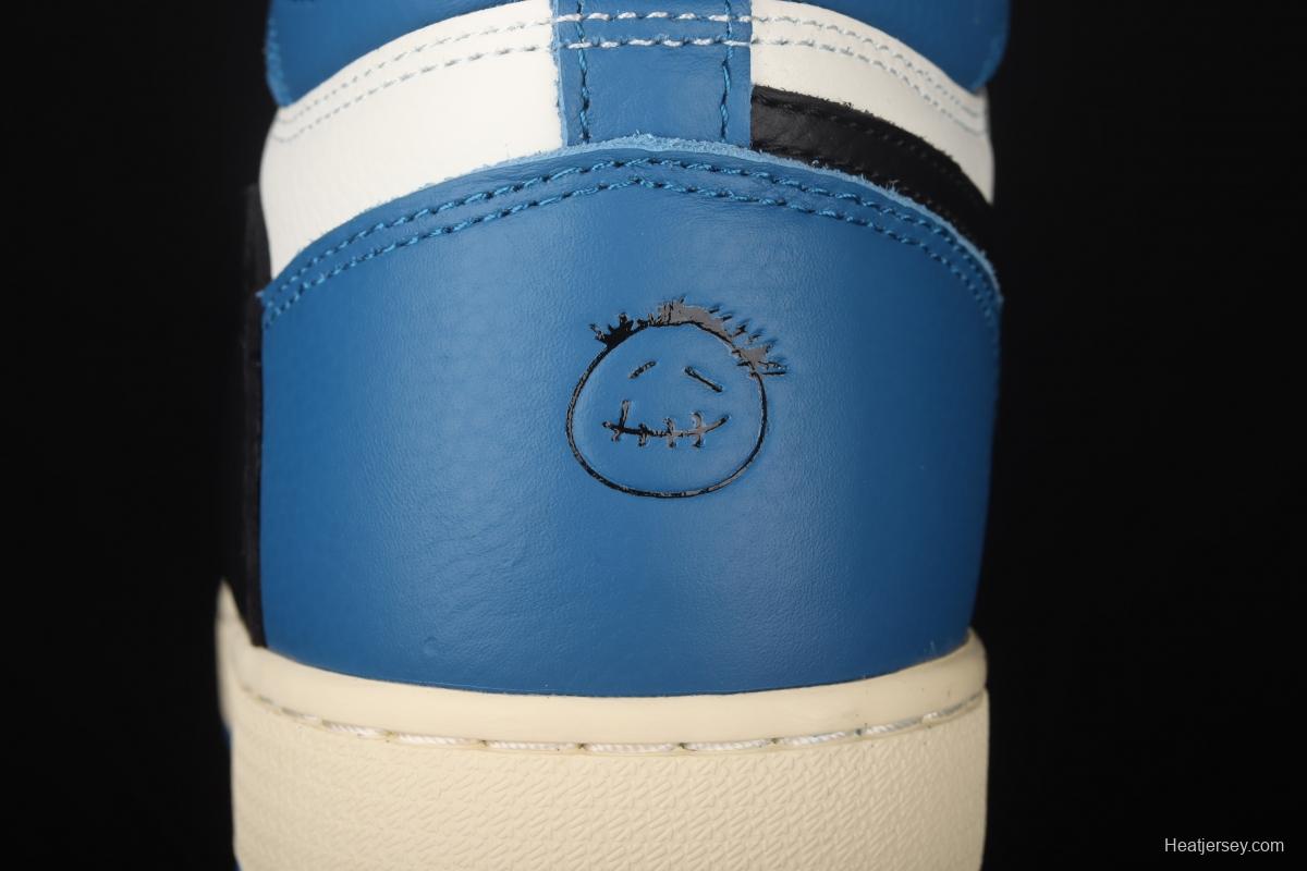 Travis Scott x Air Jordan 1 High OG Lightning inverted head layer original Standard DH3227-105