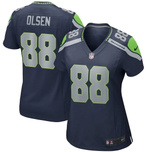 Women's Greg Olsen College Navy Player Limited Team Jersey