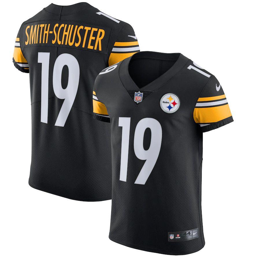 Men's Juju Smith-Schuster Black Vapor Player Elite Team Jersey