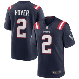 Men's Brian Hoyer Navy Player Limited Team Jersey