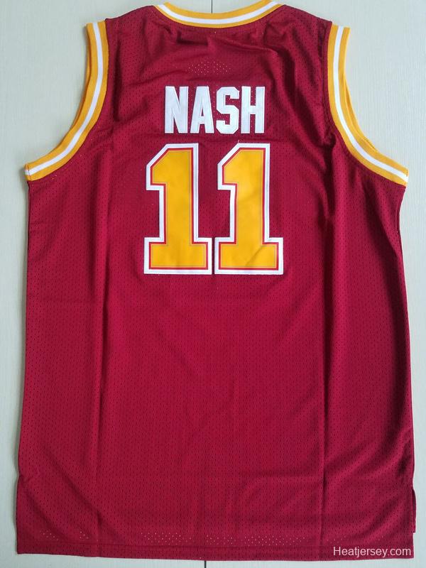 Steve Nash 11 Santa Clara Maroon College Basketball Jersey