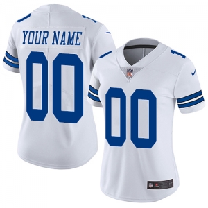 Women's White Customized Game Team Jersey