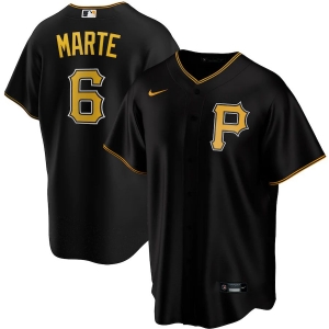 Youth Starling Marte Black Alternate 2020 Player Team Jersey