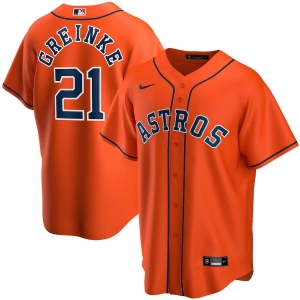 Youth Zack Greinke Orange Alternate 2020 Player Team Jersey