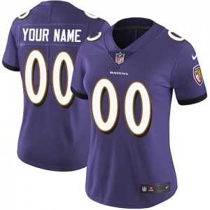 Women's Purple Customized Game Team Jersey