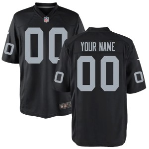 Youth Black Customized Game Team Jersey