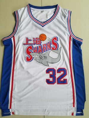 Jimmer Fredette 32 Shanghai Sharks White Basketball Jersey