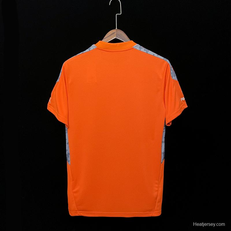 22/23 Chile Universidad De Goalkeeper Orange Jersey