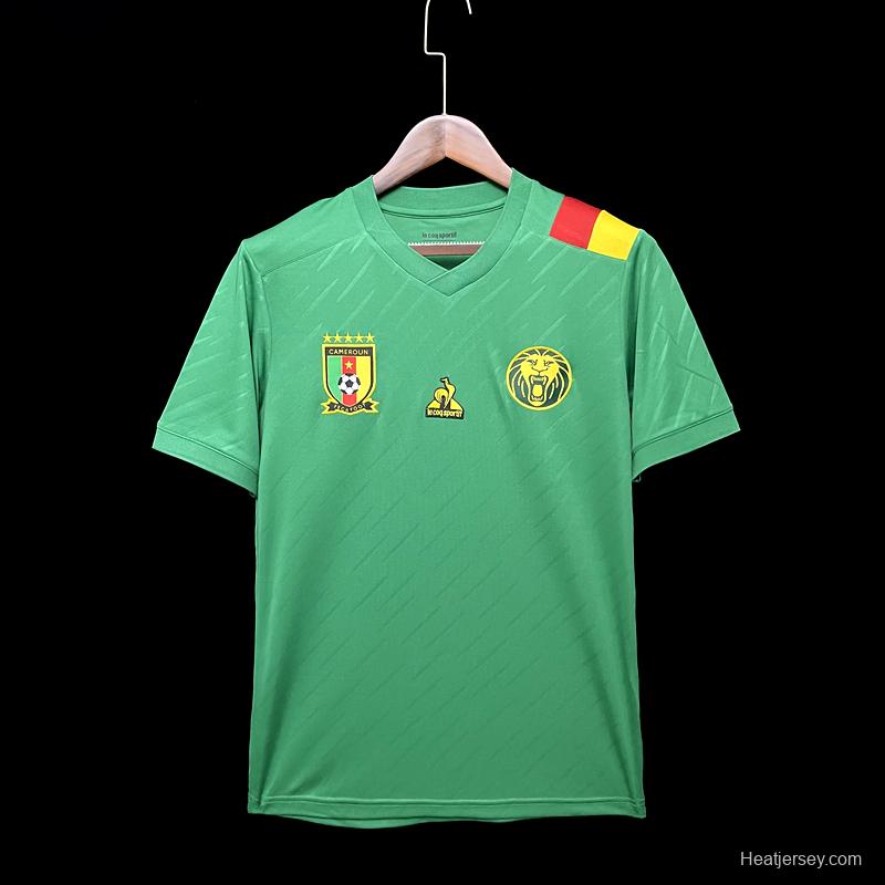 2022 Cameroon Home  Soccer Jersey