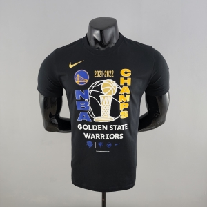 NBA Golden State Warriors Championships Black T-shirts #K000182