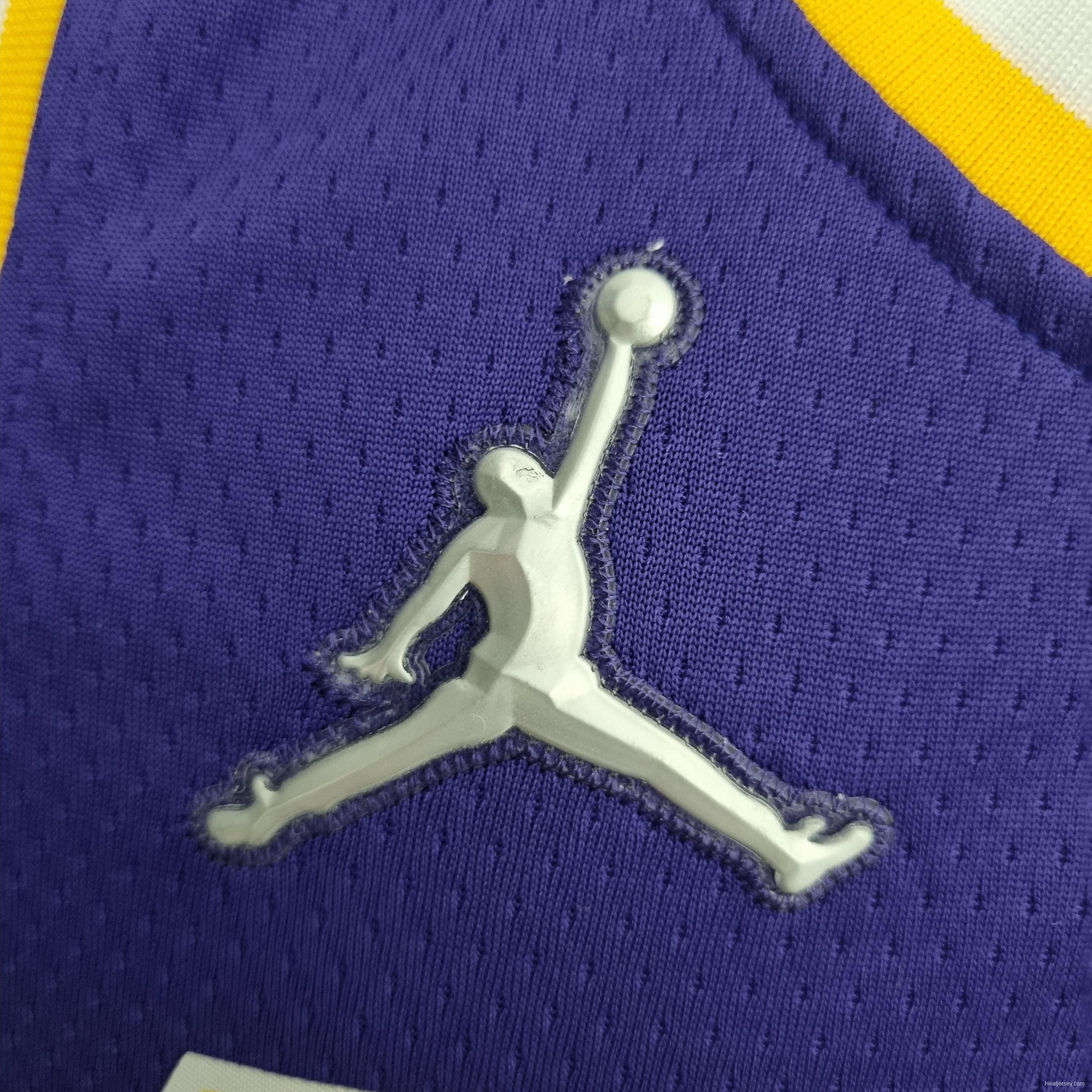 75th Anniversary Howard #39 Los Angeles Lakers Jordan Purple NBA Jersey