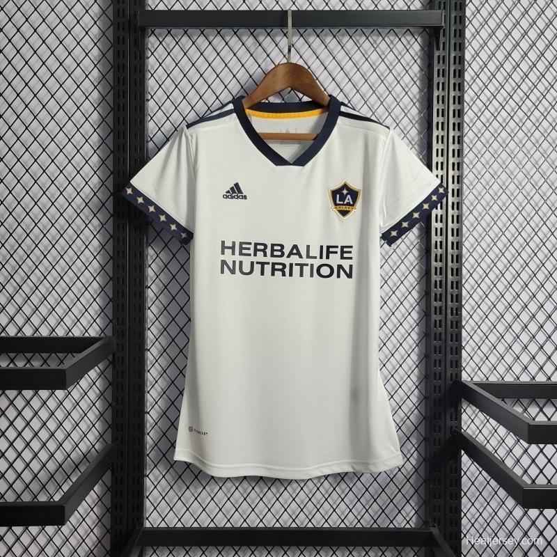 2022 Woman LA Galaxy HOME Soccer Jersey